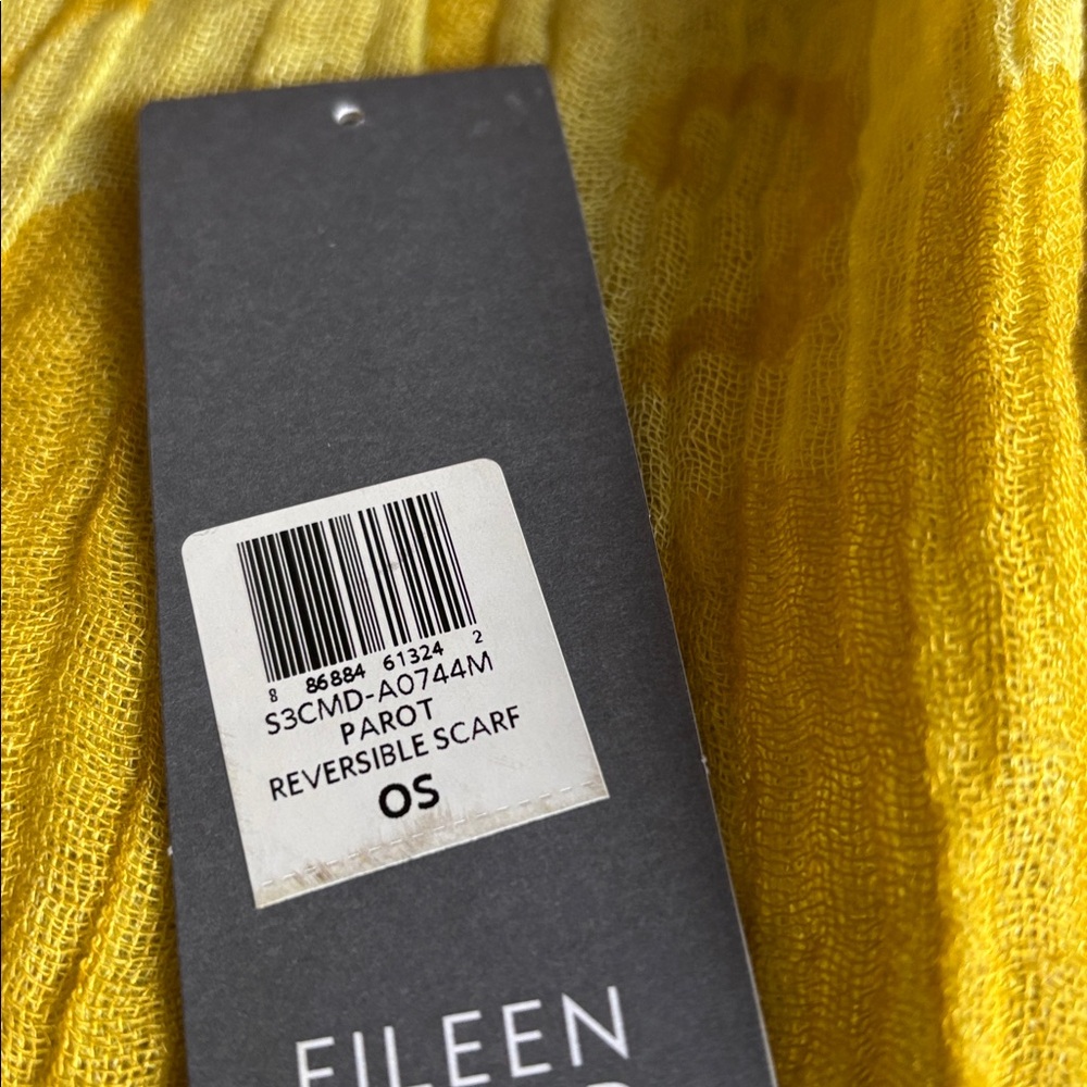 Eileen Fisher Yellow Scarf - Picture 4 of 5